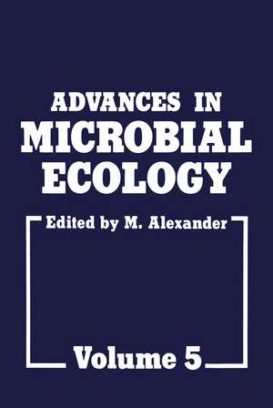 Advances in Microbial Ecology de M. Alexander