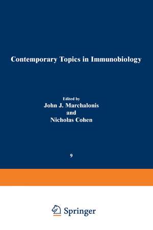 Contemporary Topics in Immunobiology: Self/Non-self Discrimination de John J. Marchalonis