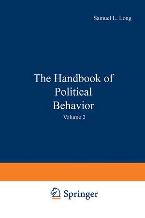 The Handbook of Political Behavior: Volume 2 de Samuel Long