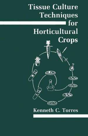 Tissue Culture Techniques for Horticultural Crops de Kenneth C. Torres