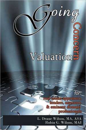 Going Concern Valuation de L. Deane Wilson Ma Asa