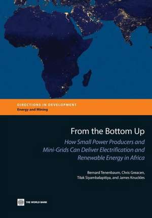 From the Bottom Up: How Small Power Producers and Mini-Grids Can Deliver Electrification and Renewable Energy in Africa de Bernard Tenenbaum