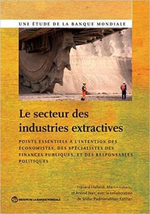 Le Secteur Des Industries Extractives: Points Essentiels A L Intention Des Economistes, Des Specialistes Des Finances Publiques Et Des Responsables Po de Havard Halland