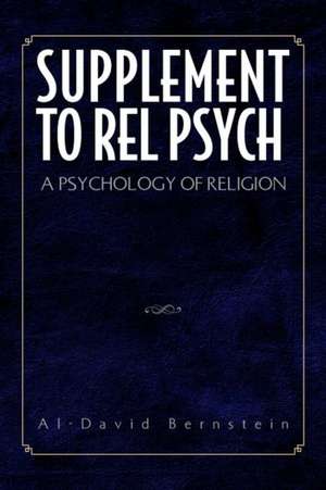 Supplement to Rel Psych de Al-David Bernstein