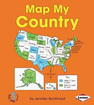 Map My Country de Jennifer Boothroyd