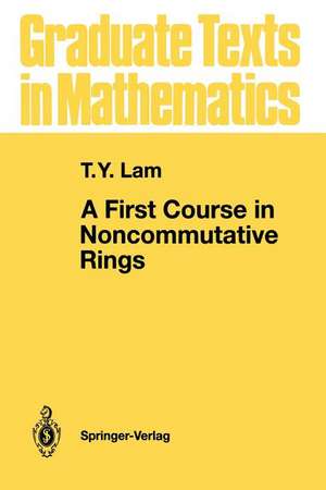 A First Course in Noncommutative Rings de T. Y. Lam