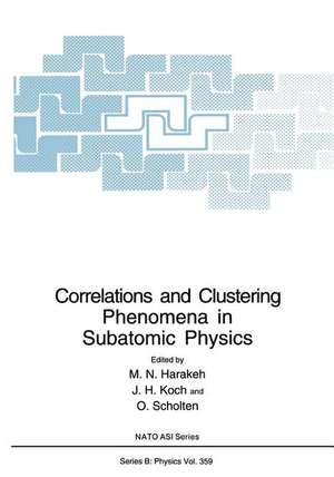 Correlations and Clustering Phenomena in Subatomic Physics de M. N. Harakeh