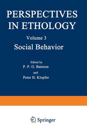 Social Behavior de P. Bateson