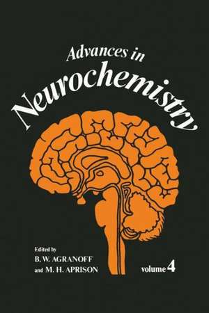 Advances in Neurochemistry de B. W. Agranoff