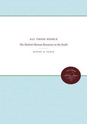 All These People de Rupert B. Vance