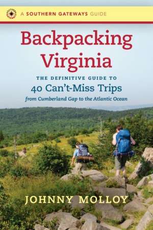 Backpacking Virginia de Johnny Molloy