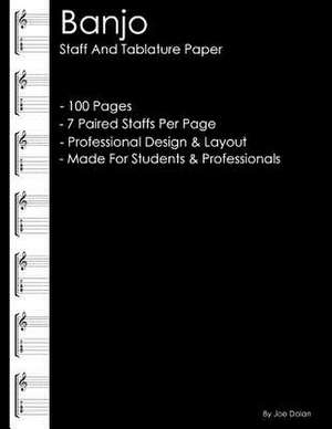 Banjo - Staff and Tablature Paper de Joe Dolan