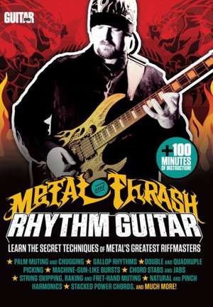 Guitar World -- Metal and Thrash Rhythm Guitar: Learn the Secret Techniques of Metal's Greatest Riffmasters, DVD de Dave Reffett