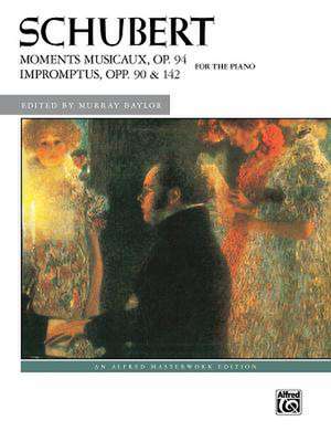 Moments Musicaux, Op. 94 & Impromptus, Opp. 90 & 142: Comb Bound Book de Franz Schubert