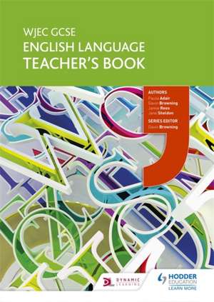 WJEC GCSE English Language Teacher's Book de Paula Adair