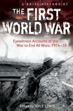 A Brief History of the First World War de Jon E. Lewis