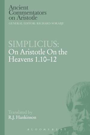 Simplicius: On Aristotle On the Heavens 1.10-12 de Simplicius