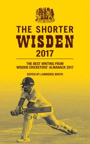 Wisden Cricketers' Almanack 2017 de Lawrence Booth