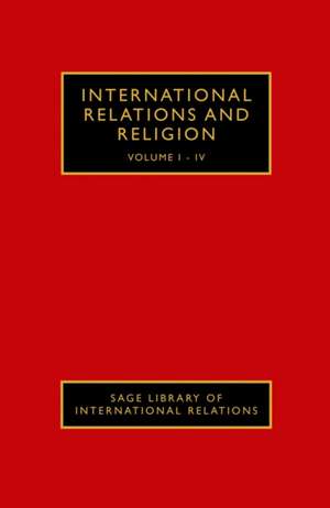 International Relations and Religion de Ron E Hassner