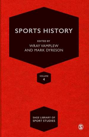 Sports History de Wray Vamplew