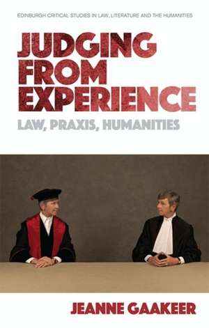 Judging from Experience de Jeanne Gaakeer