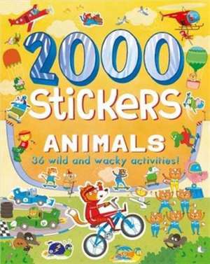 2000 Stickers Animals de Ben Hubbard