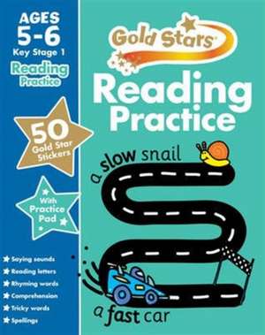 Gold Stars Reading Practice Ages 5-6 de Parragon