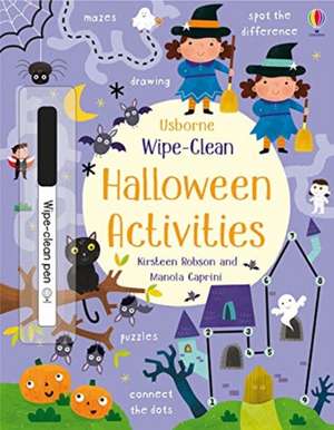 Wipe-Clean Halloween Activities de Kirsteen Robson