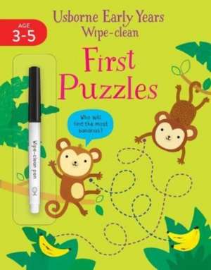 Early Years Wipe-Clean First Puzzles de JESSICA GREENWELL