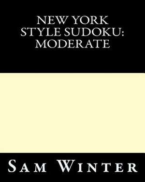 New York Style Sudoku de Sam Winter