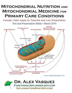 Mitochondrial Nutrition and Mitochondrial Medicine for Primary Care Conditions de Vasquez, Alex