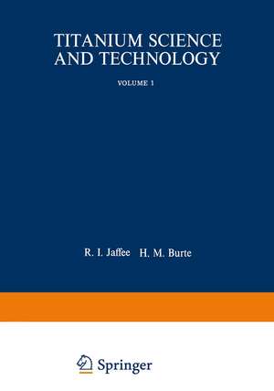 Titanium Science and Technology de H. Burte