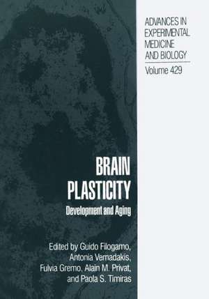 Brain Plasticity: Development and Aging de Guido Filogamo