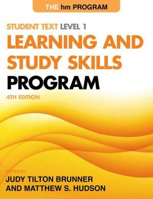 The Hm Learning and Study Skills Program de Judy Tilton Brunner