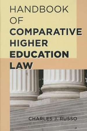 Handbook of Comparative Higher Education Law