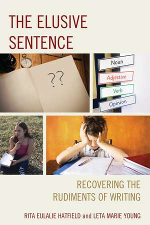 The Elusive Sentence: Recovering the Rudiments of Writing de Rita Eulalie Hatfield