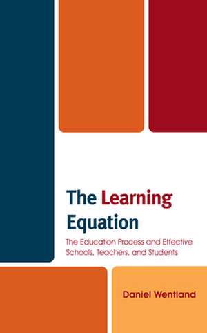 Learning Equation de Daniel Wentland