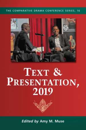 Text & Presentation, 2019 de Amy Muse