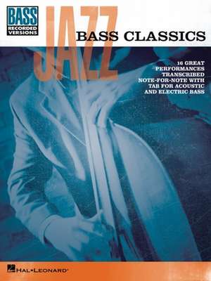 Jazz Bass Classics de Hal Leonard Corp