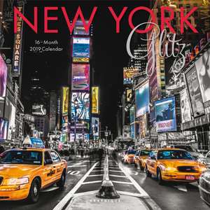 NEW YORK GLITZ 2019 SQUARE WALL CALENDAR de GRAPHIQUE