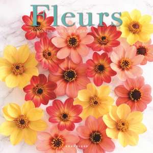 Fleurs - Blumen 2020 - 16-Monatskalender de GRAPHIQUE DE FRANCE