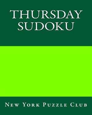 Thursday Sudoku de New York Puzzle Club