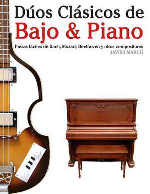 Duos Clasicos de Bajo & Piano de Javier Marco