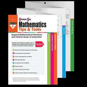 Common Core Mathematics Tips & Tools Grade 8 Teacher Resource de Dana Conaty