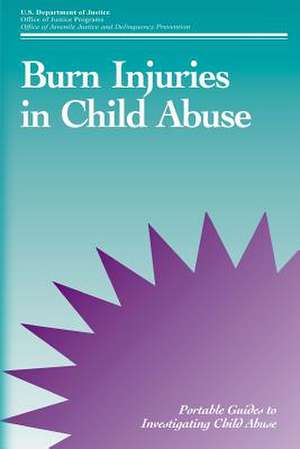 Burn Injuries in Child Abuse de U. S. Department Of Justice