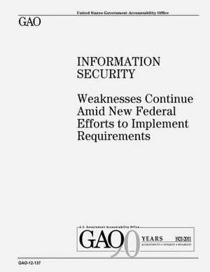 Information Security de U. S. Government Accountability Office