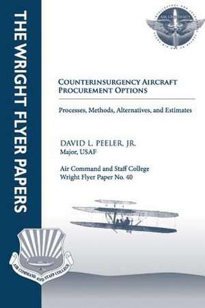 Counterinsurgency Aircraft Procurement Options de Jr. Major Usaf David L. Peeler