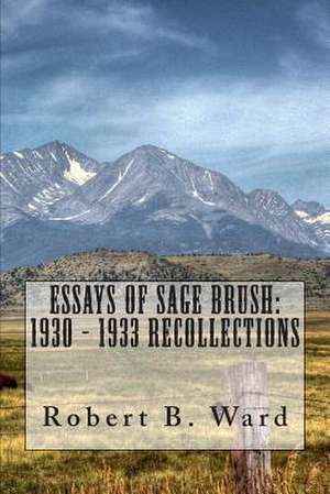 Essays of Sage Brush de Robert B. Ward