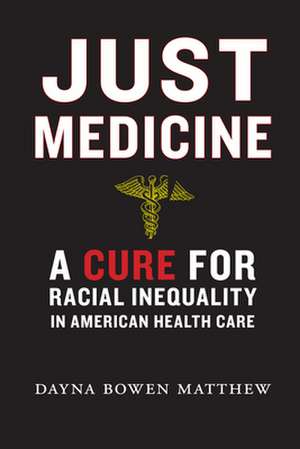 Just Medicine – A Cure for Racial Inequality in American Health Care de Dayna Bowen Matthew