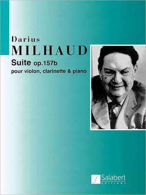 Suite Op. 157b de Darius Milhaud